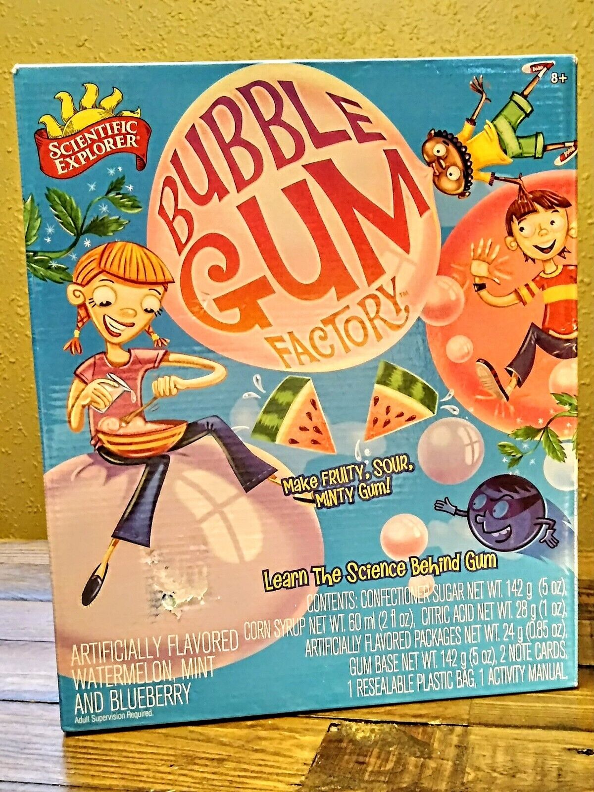 Scientific Explorer, Bubble Gum Factory Kit, Make Your Own Gum New, SEALED
