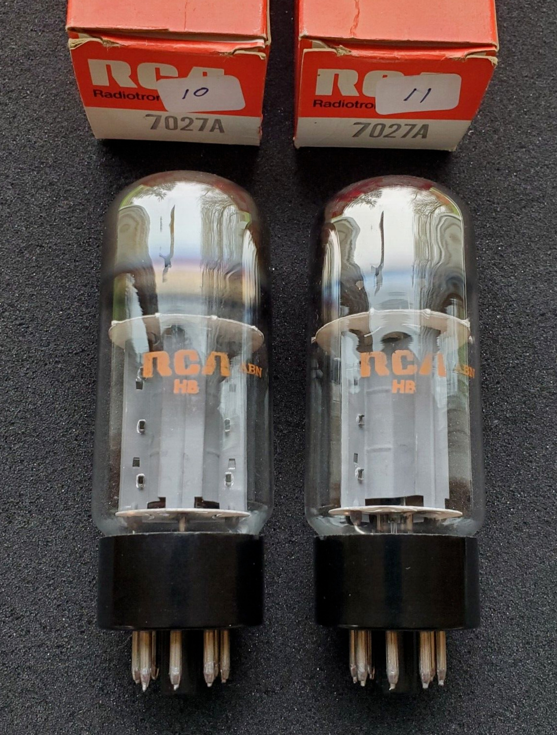 RCA 7027A Matched Pair Vintage Audio Vacuum Tubes