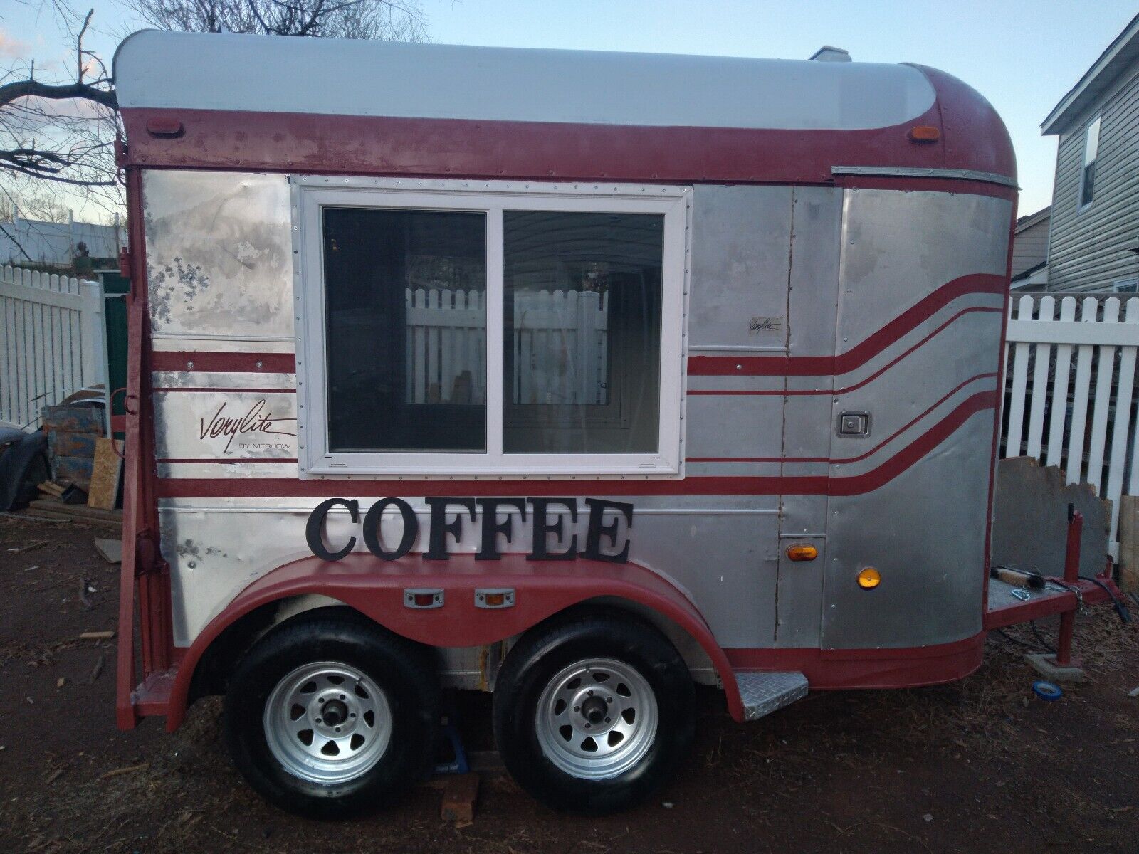 1988 Vintage- Converted Concessions Trailer Coffee /Snow Cone, one of a Kind