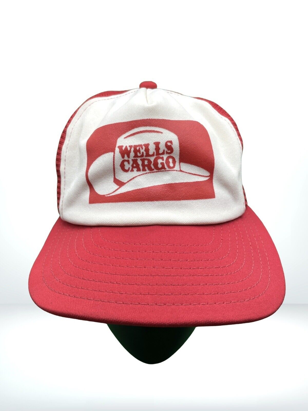 Vintage Wells Cargo SnapBack Trucker Hat Aid One Size 80’s