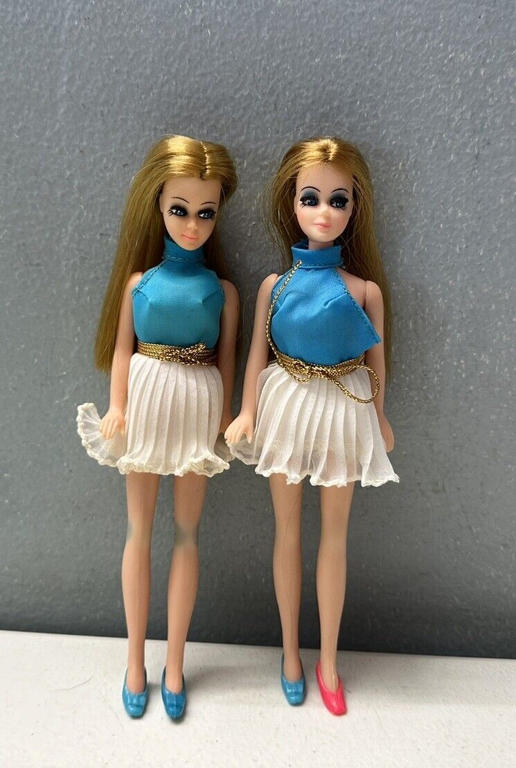 Topper Dawn Doll Original Blonde Blue Eyes 1970 Vintage 6\