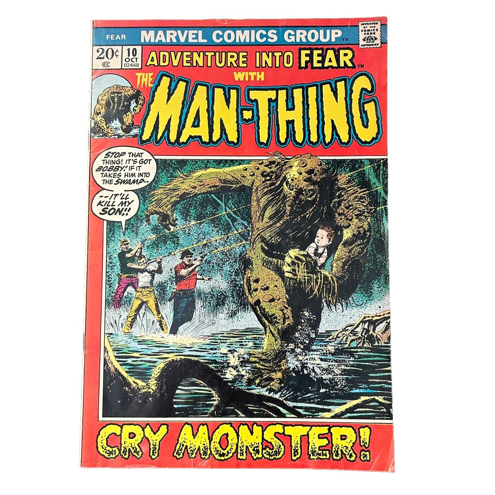 FEAR (Adventure Into…) No. 10 Man-Thing begins (1972) VG