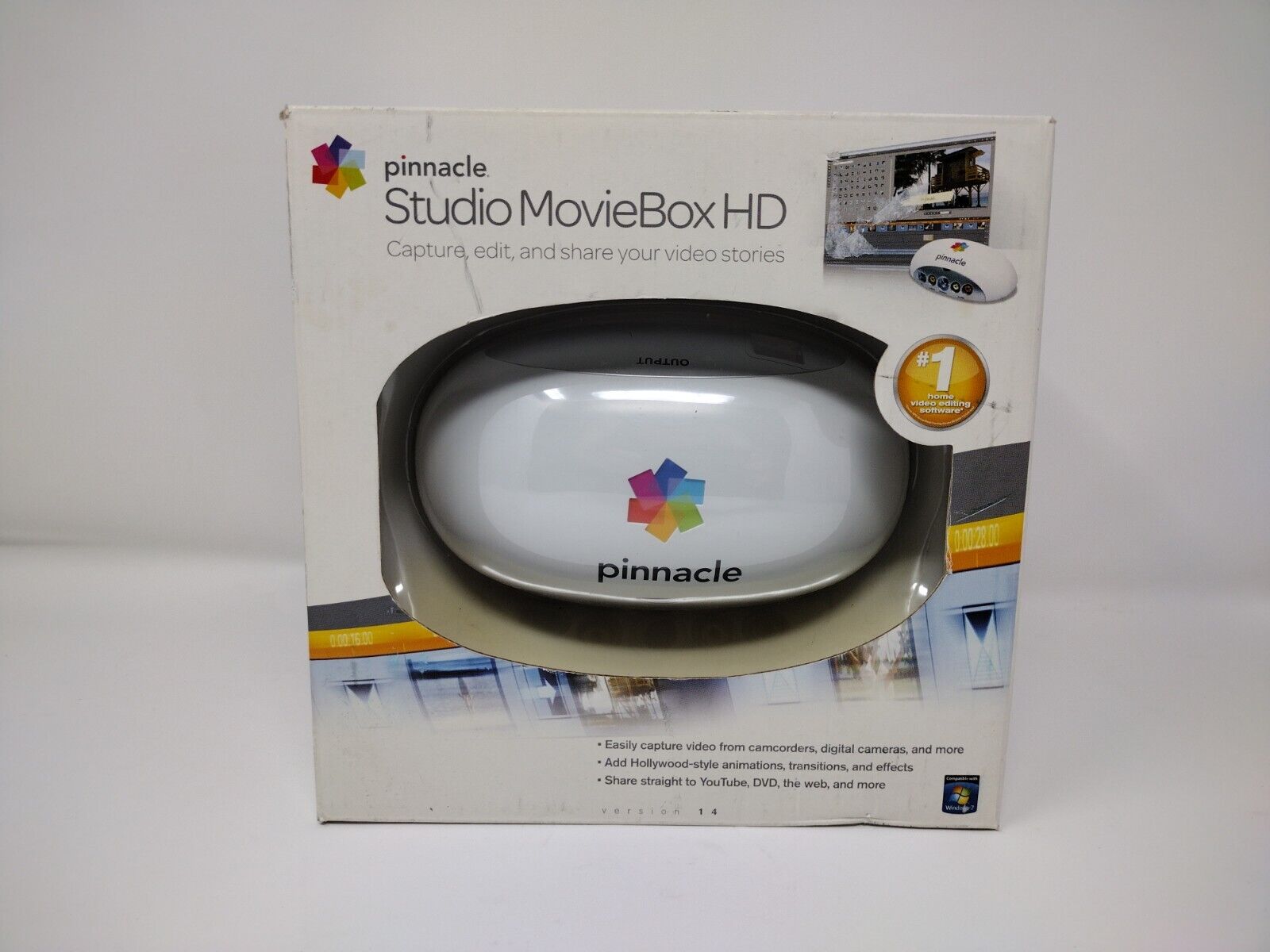 Pinnacle Systems Studio MovieBox USB HD Video Editing New Sealed