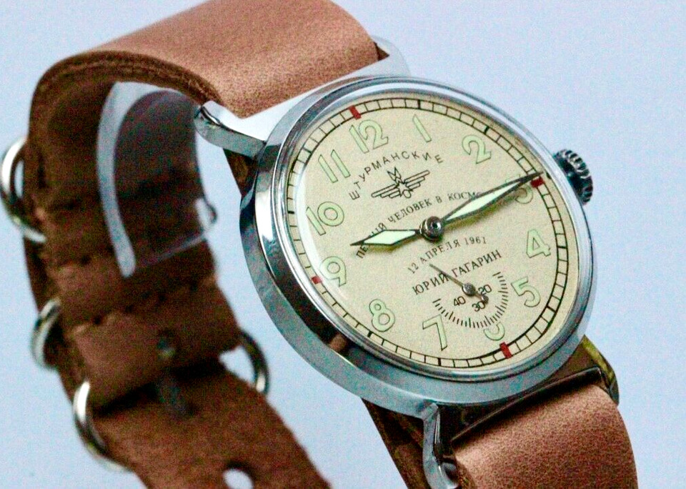 Soviet Wrist Watch Sturmanskie Vintage Pobeda Sturmanskie Gagarin Legacy