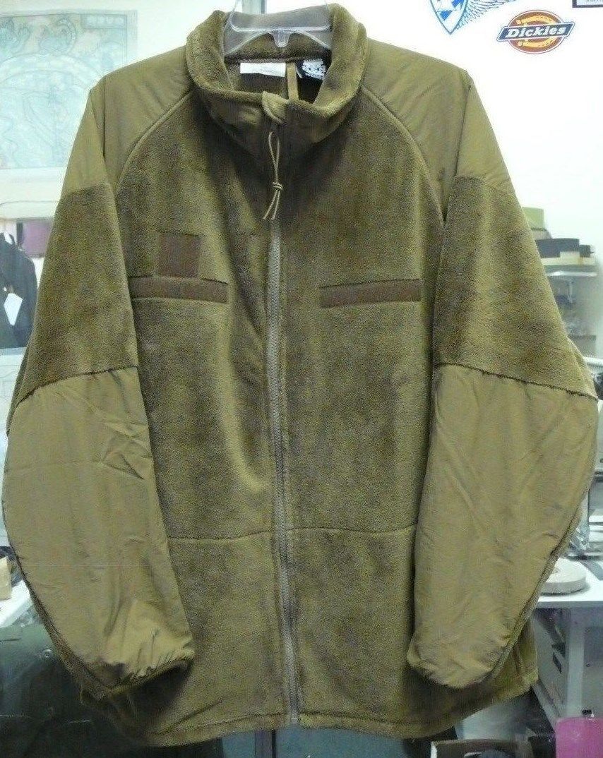 DSCP USGI Army Fleece Jacket Polartec OCP Multicam Brown Cold Weather - S/R