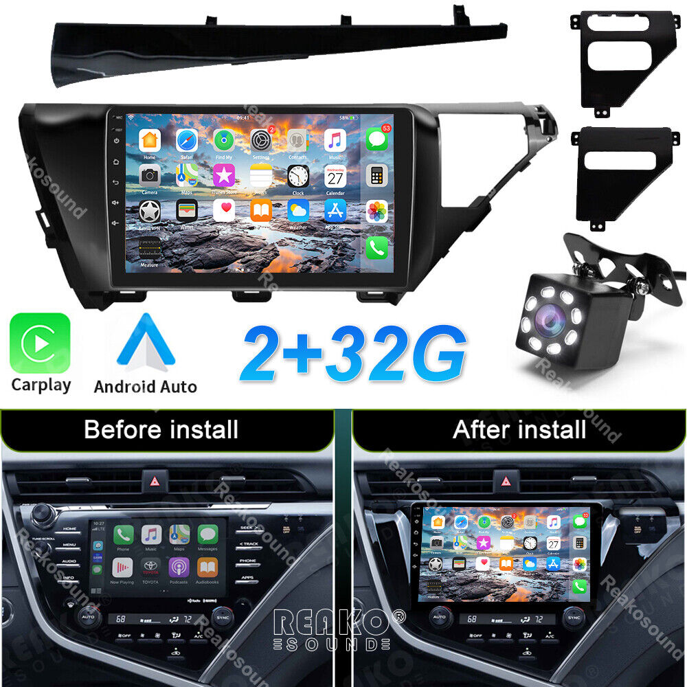 10.1\'\' 2+32GB Car Radio Player For TOYOTA CAMRY 2017-2020 Carplay GPS Navi WiFi
