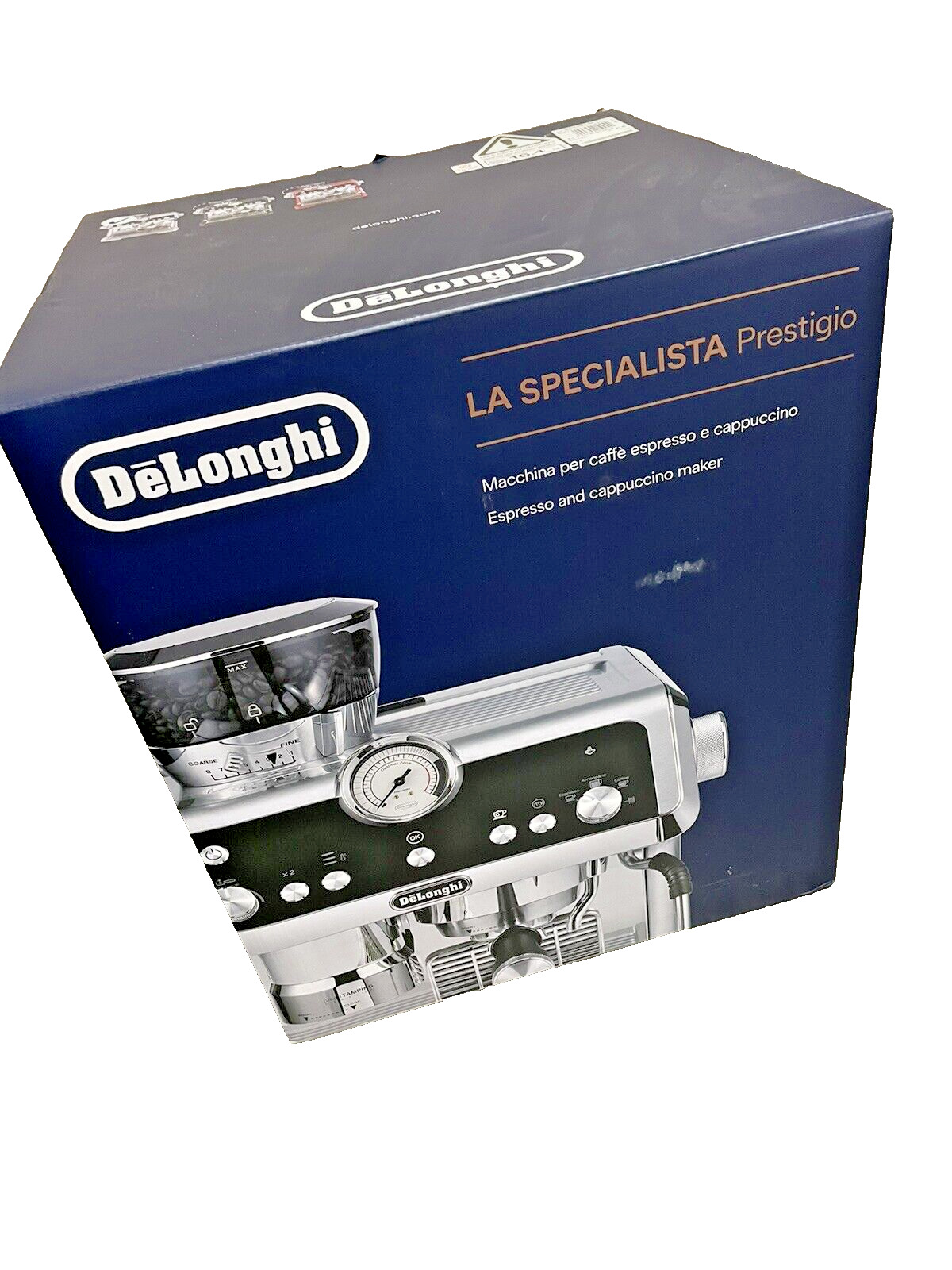 New DeLonghi EC9355.M La Specialista Prestigio 19bar 220V Coffee Maker Espresso