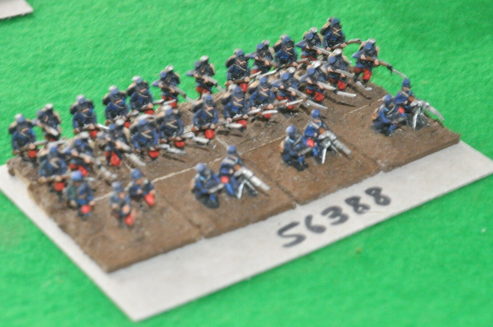 15mm ww1 / french - platoon 33 figs & 3 MGs - inf (56388)