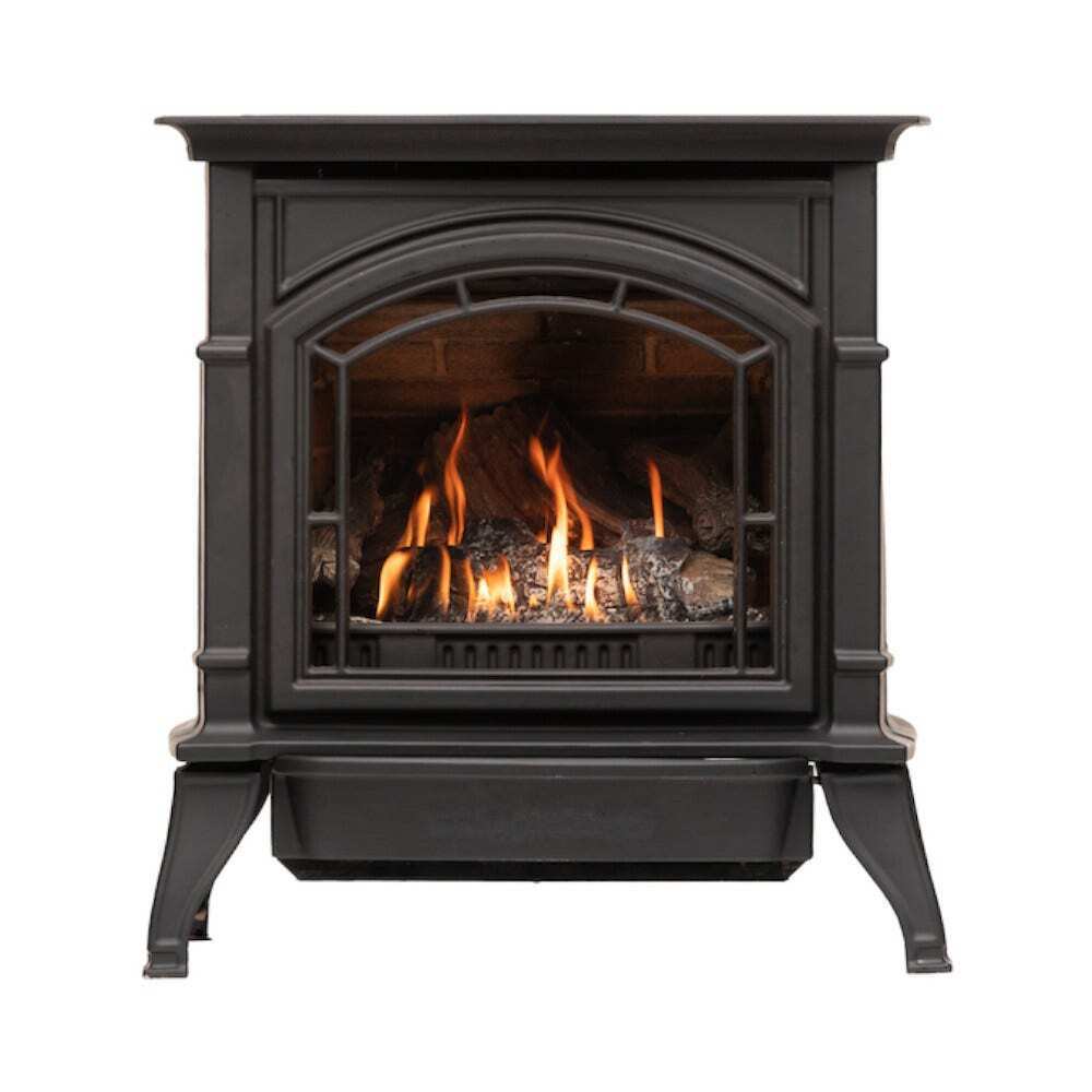 Breckwell Cast Iron Gas Direct Stove With Blower And Remote - BH23DV - Open Box