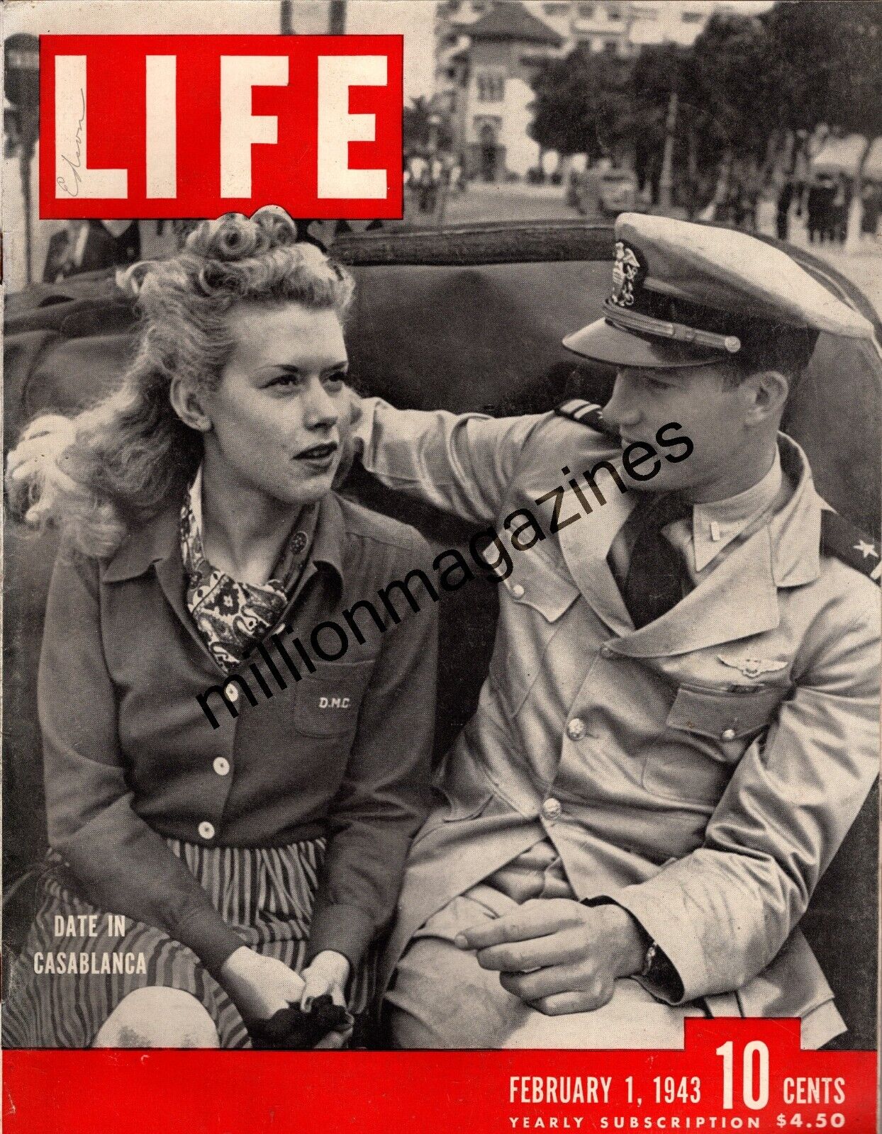 1943 Life February 1 - Rickenbacker; Guadalcanal; Hitler\'s youth; France Falls