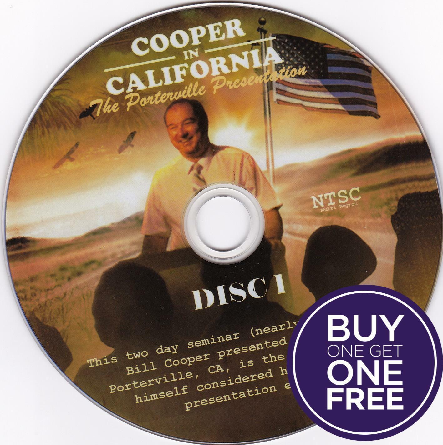William (Bill) Cooper - The Porterville Presentation (In California) on 2 DVD