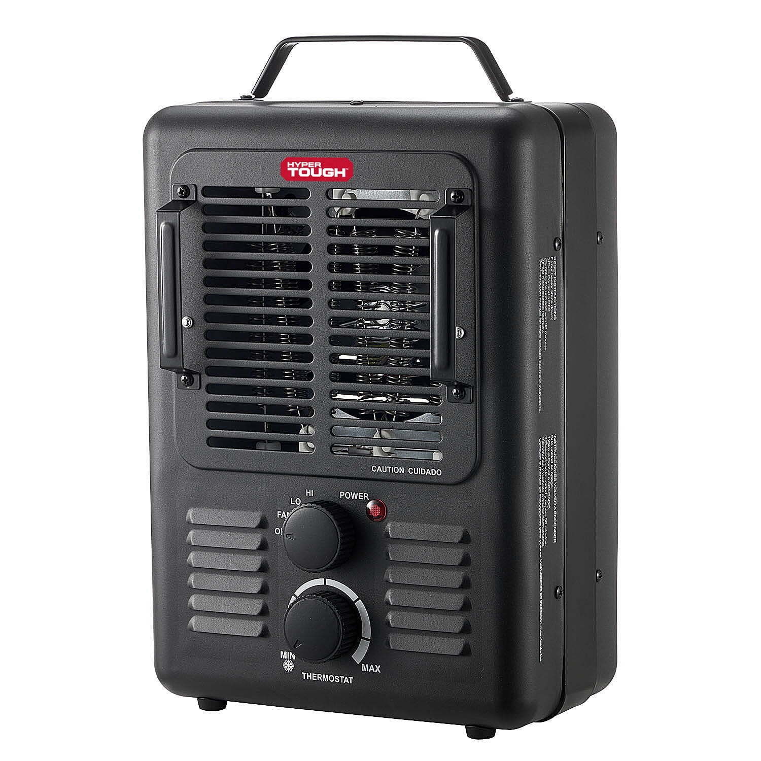 Super strong 1500 watt space heater with metal construction for extra durability