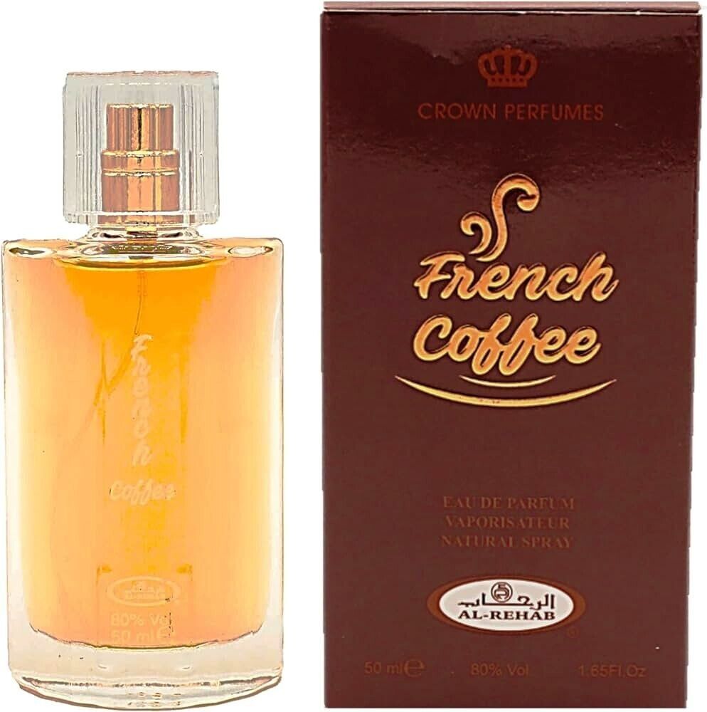 FRENCH COFFEE - Al Rehab 50ml Fragrance Perfume Spray Scent Gift Eau De Parfum