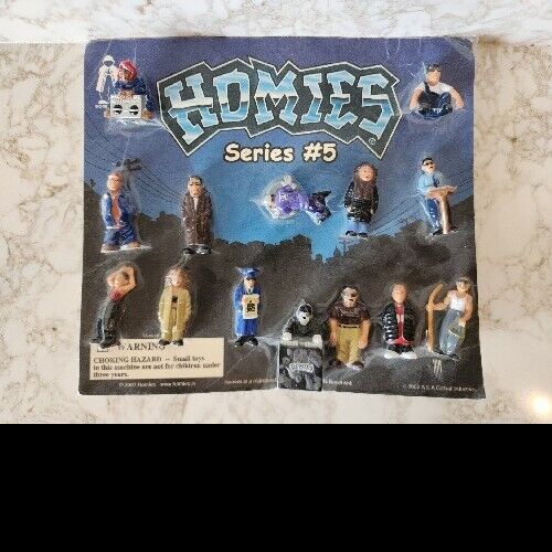 14 HOMIES TV ACTION FIGURES SERIES #5 BRAND NEW EXTREMELY RARE Sealed NIP 2002