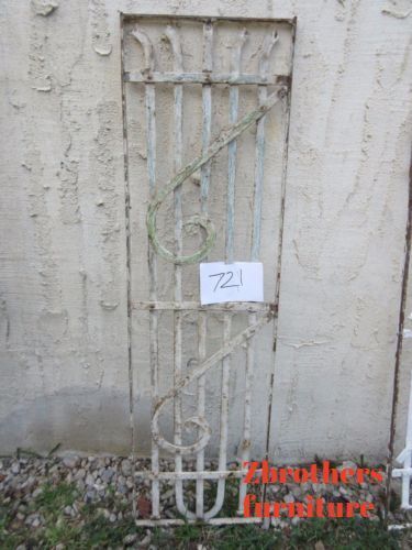 Antique Victorian Iron Gate Window Garden Fence Architectural Salvage #721
