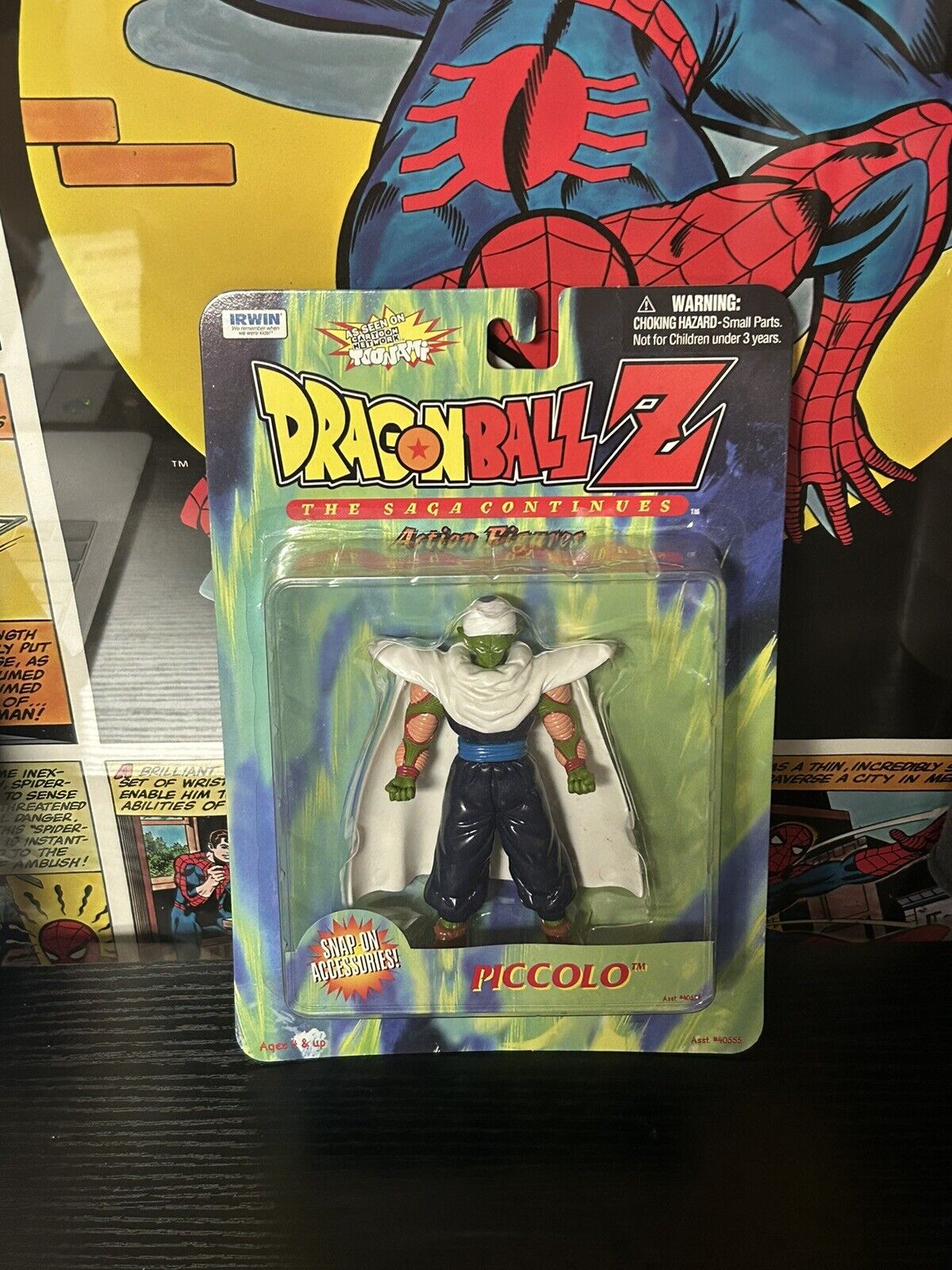 Irwin Toys Dragonball Z 1999  Series 1 Saga Continue Piccolo Action Figure (NEW)