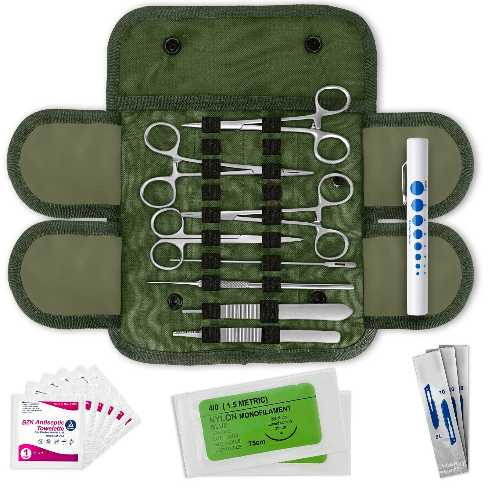 U.S. Military Style Emergency Survival Kit - Stop The Bleed Kit 20 PC ASATechmed