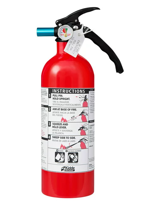 Kidde Auto Fire Extinguisher, UL Rated 5-B:C, Model KD61-5BC