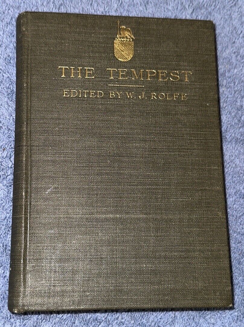 Antique 1904 HC The Tempest Edited by W.J. Rolfe