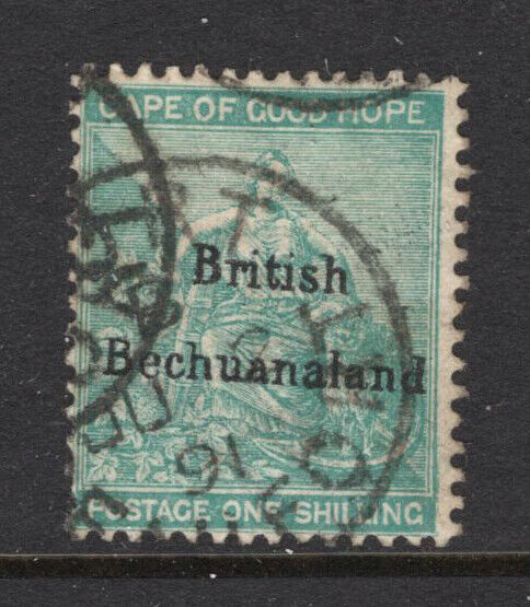 M4577 Bechuanaland - British Bechuanaland 1885 SG8 - 1/- green.