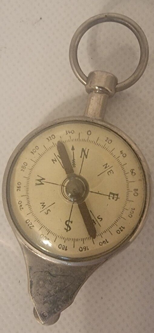 WWII TOPOGRAPHY DEVICE & COMPASS: \