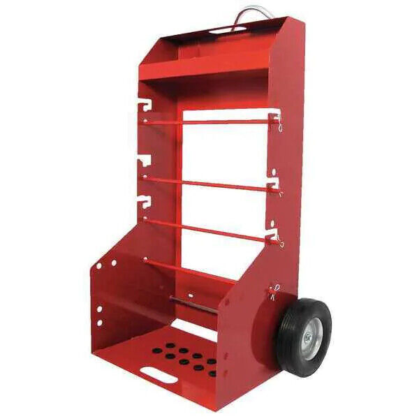 NEW Dayton Wire Spool Cart, Portable, H 51-3/8 In