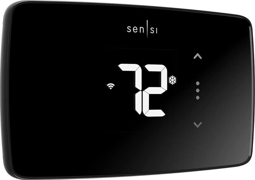 Emerson Sensi Lite ST25 Wi-Fi Smart Programmable Thermostat - Black