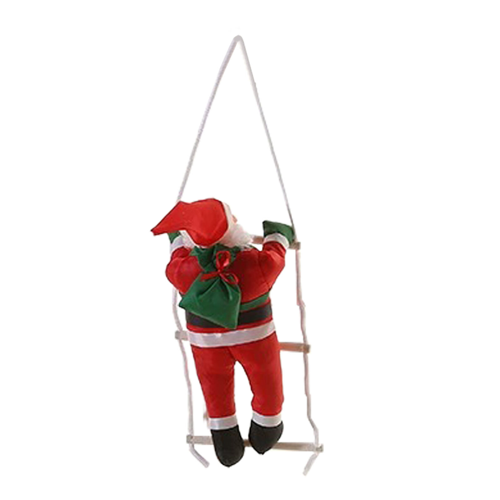 Santa Claus Climbing Ladder Fun Holiday Santa Claus Climbing Figure Doll