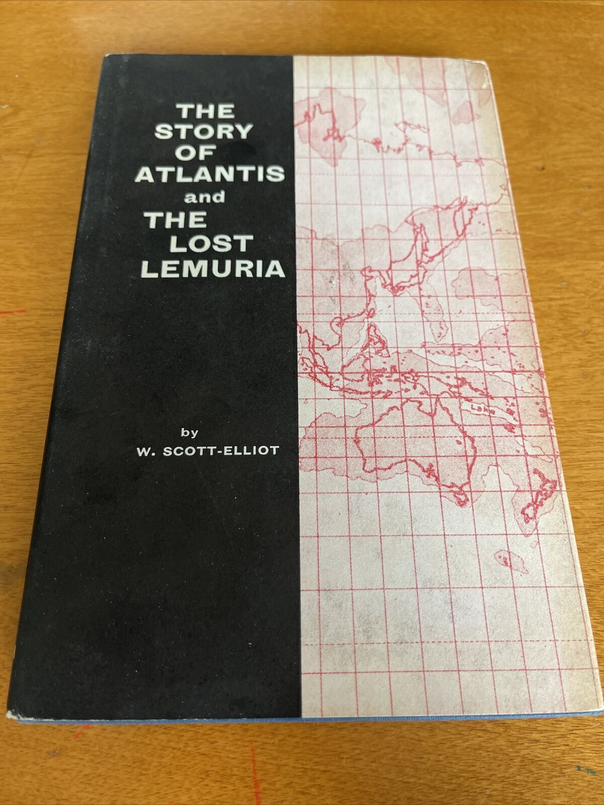 The Story of Atlantis and the Lost Lemuria by W Scott Elliot 1968 Hardcover Maps