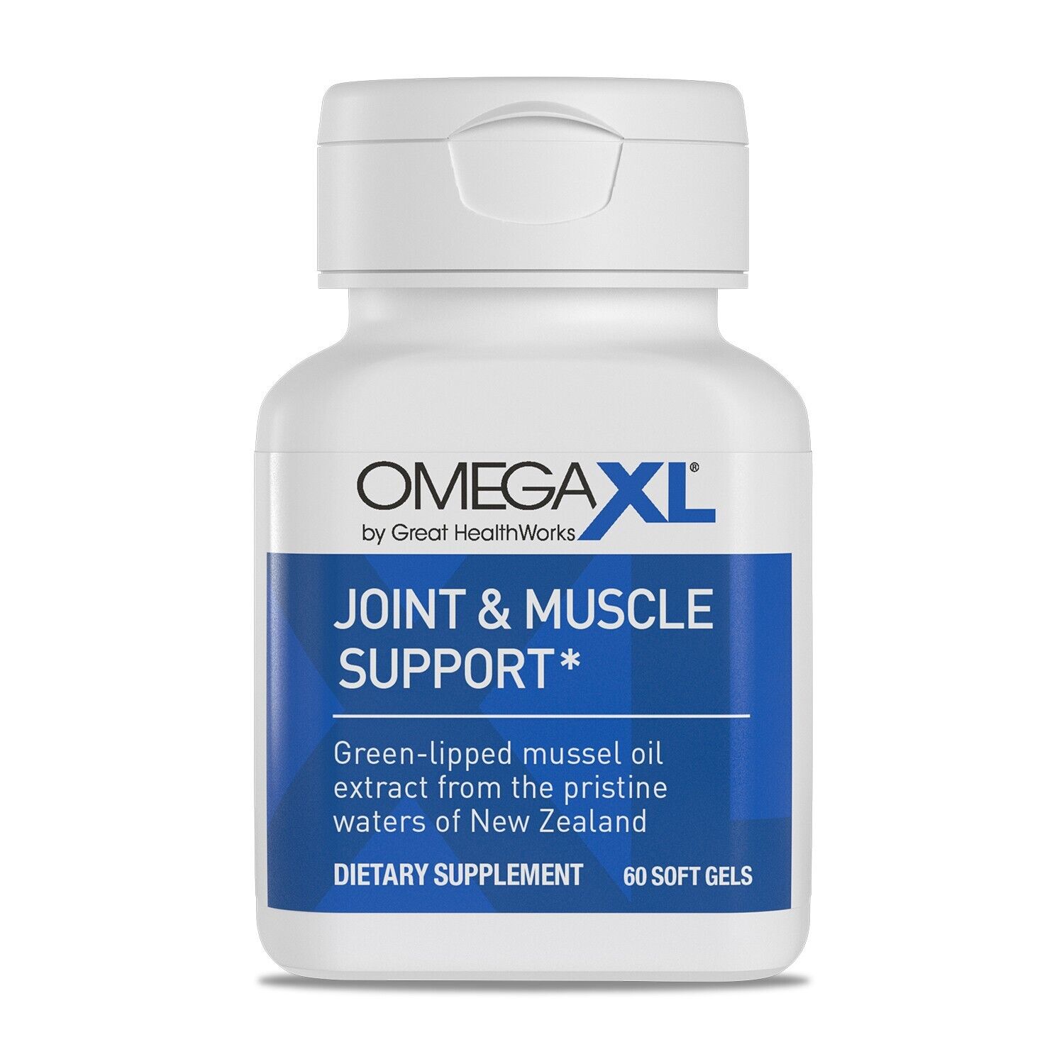 OmegaXL 60 ct by Great HealthWorks: Small, Potent, Joint Pain Relief - Omega-3