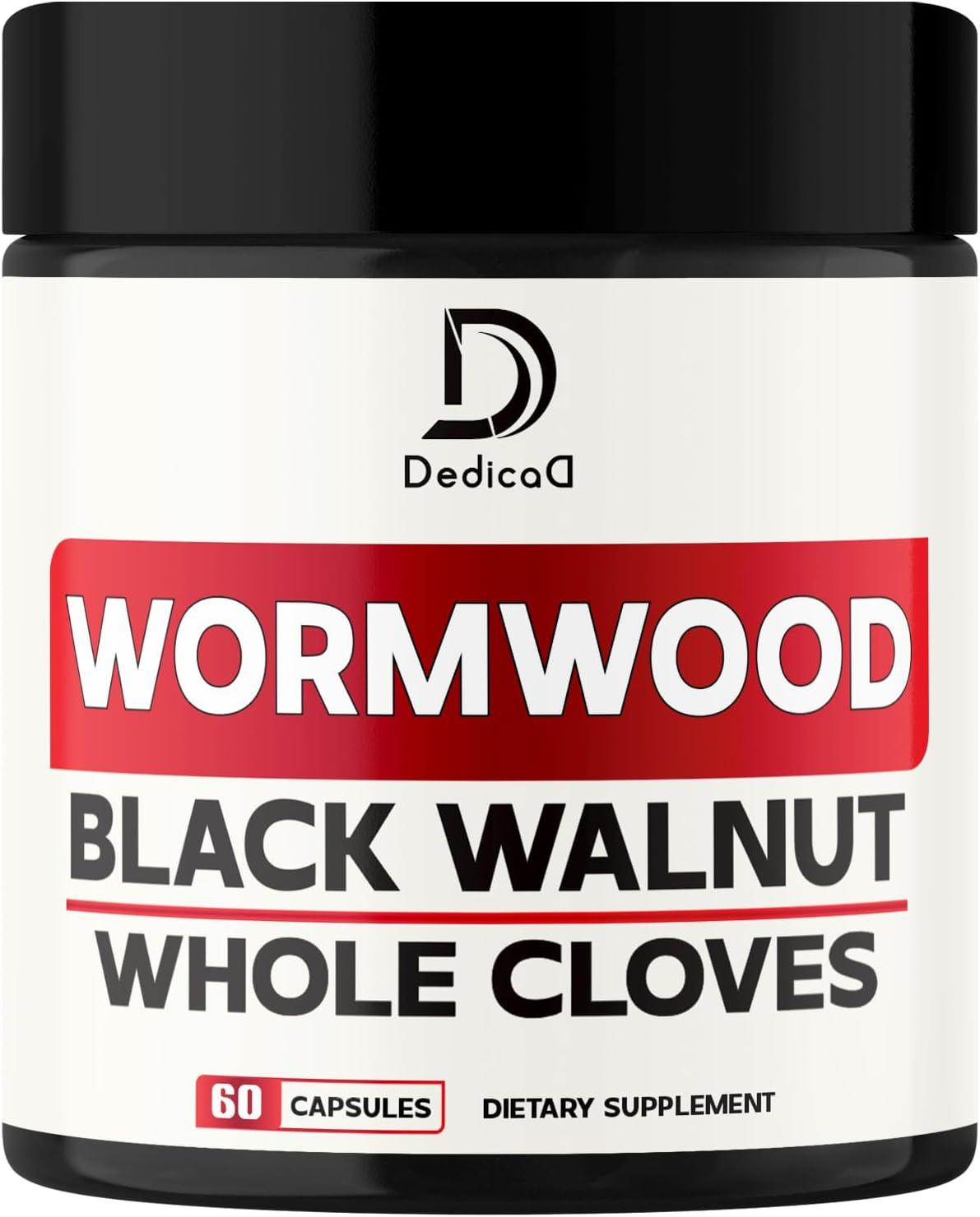 Wormwood Capsules with 12 Herbs Blended Black Walnut Leaves, Ginger Root, Turmer