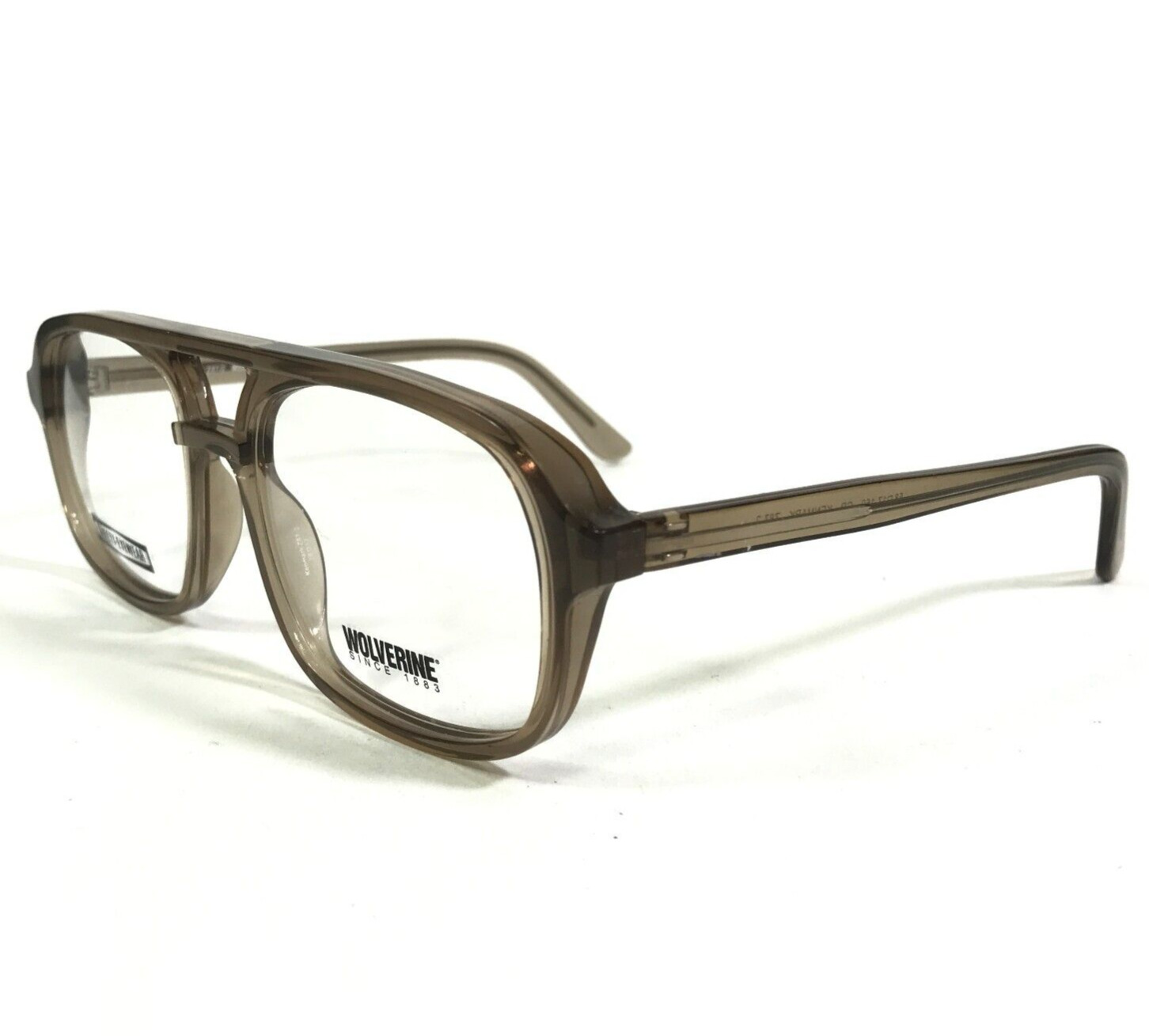 Wolverine Safety Eyeglasses Frames W031 GR KENMARK Clear Gray Large 58-17-150