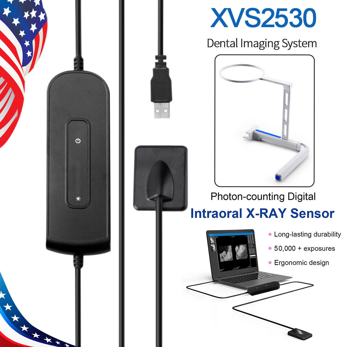 Woodpeckr Style Dental Digital XRay Imaging System X-Ray Sensor 1.5/X-Ray Unit