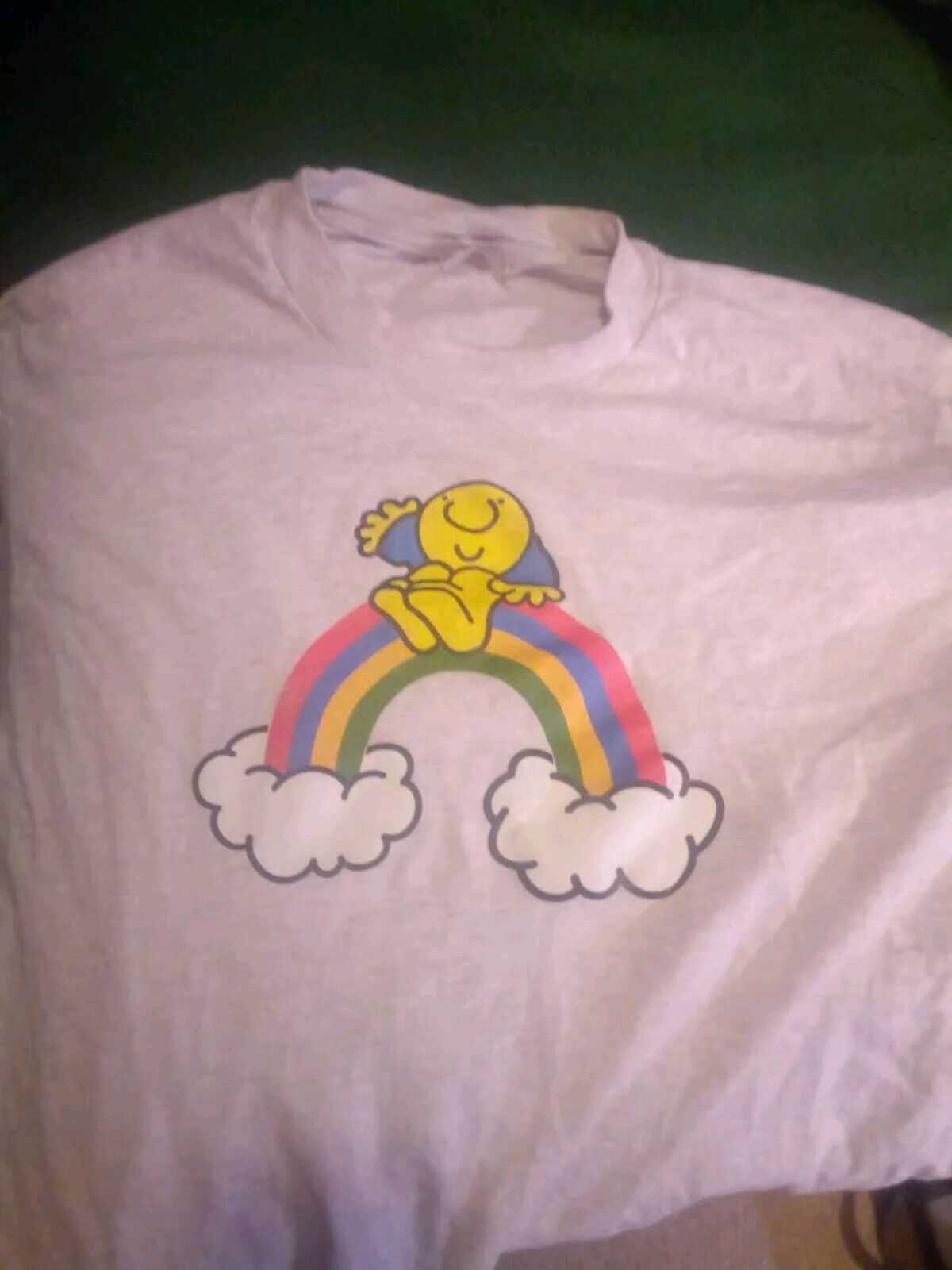 Vintage 1980\'s Ziggy  Rainbow Adult T-shirt Size Large Hanes Beefy T
