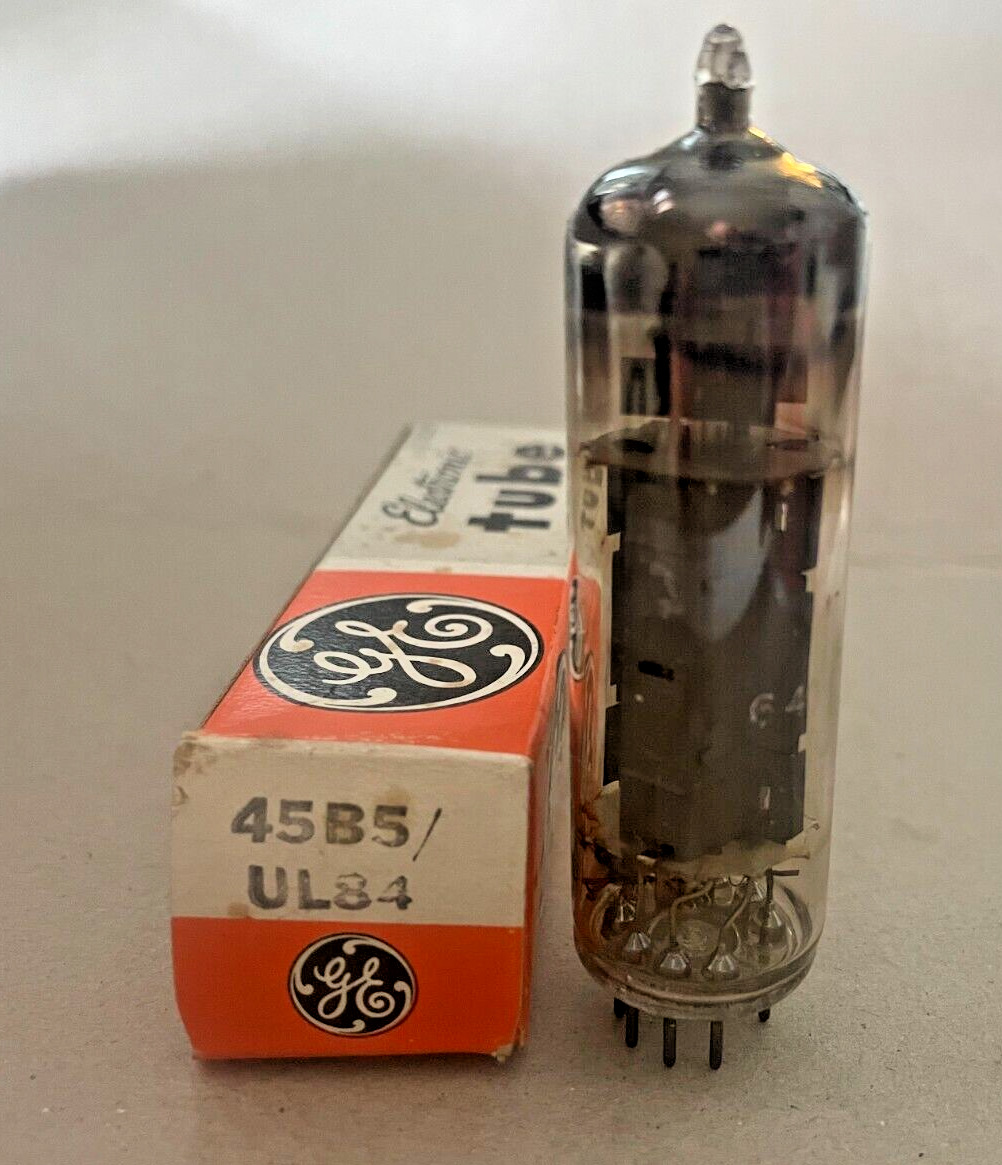 Vintage GE Mullard 45B5 UL84 Vacuum Tube