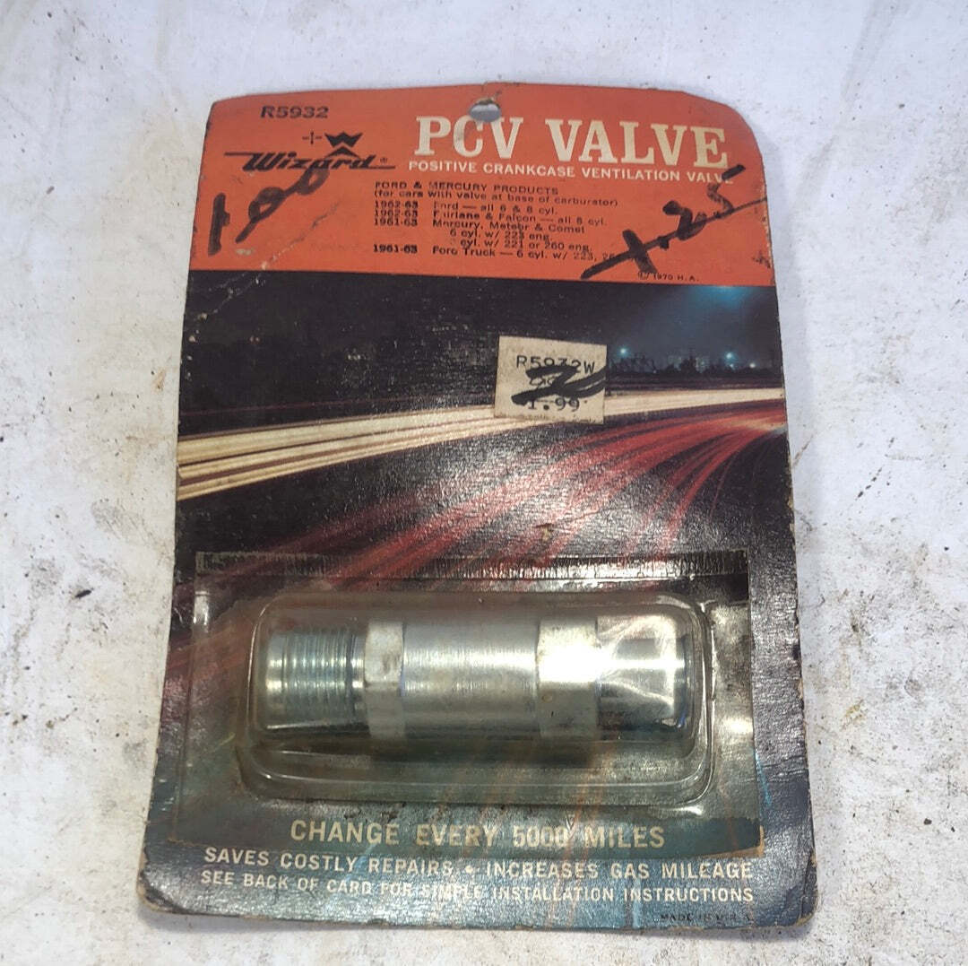 1961-1963 Ford Mercury Comet Fairlane vintage replacement PCV valve