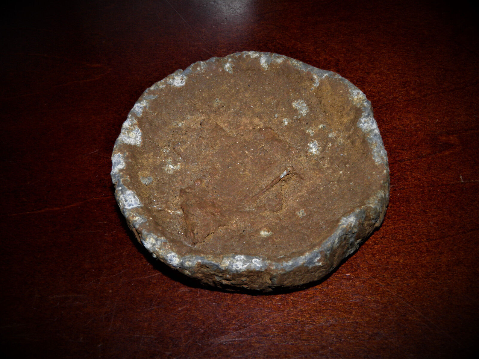 Civil War Heavy Driving Canister Plate Recovered Antietam