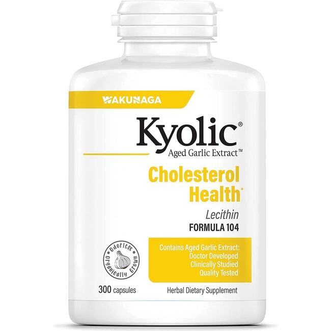 Kyolic Cholesterol with Lecithin Formula 104 300 Caps