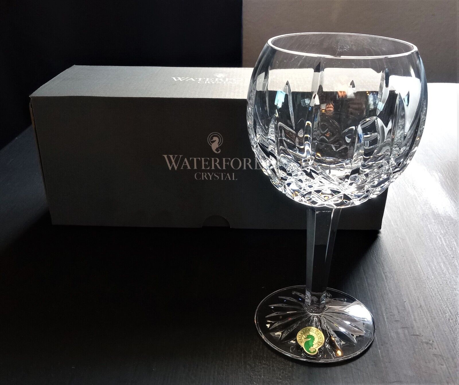 Waterford Crystal Lismore Balloon Wine Glass - NEW IN BOX