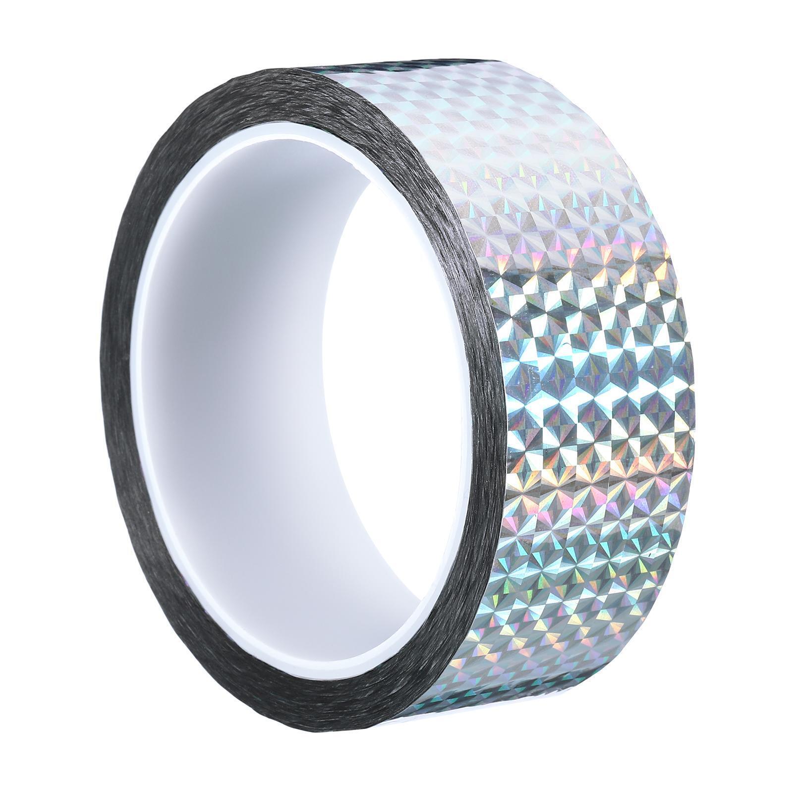 Prism Tape Holographic Reflective Adhesive Craft Decoration Silver 35mmx50m