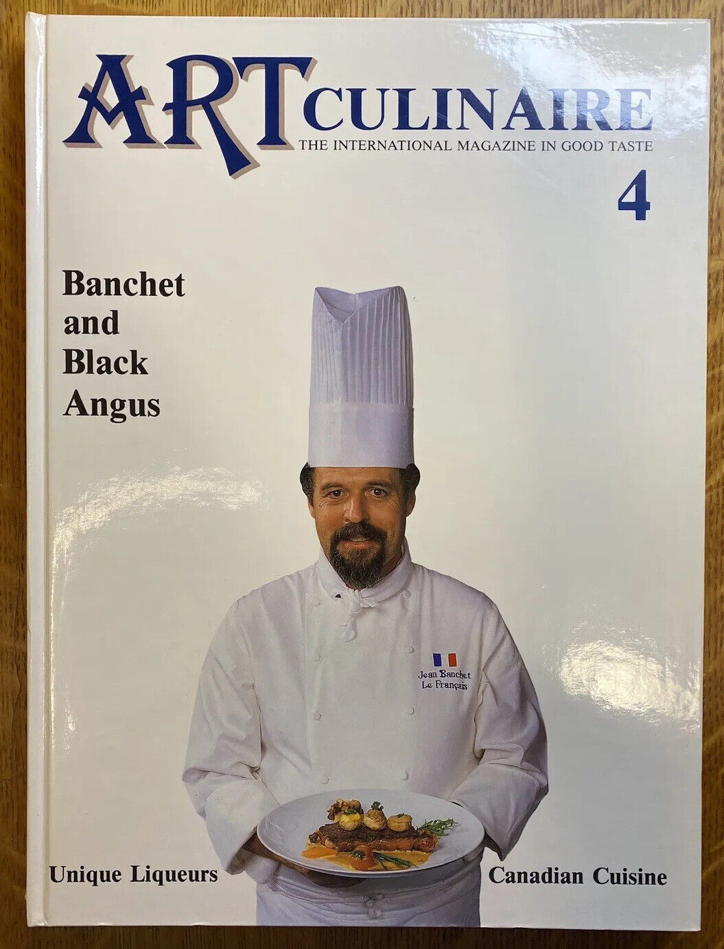Art Culinaire No 4 Intl Magazine Cookbook Gourmet Franz Mitterer Vtg 1987