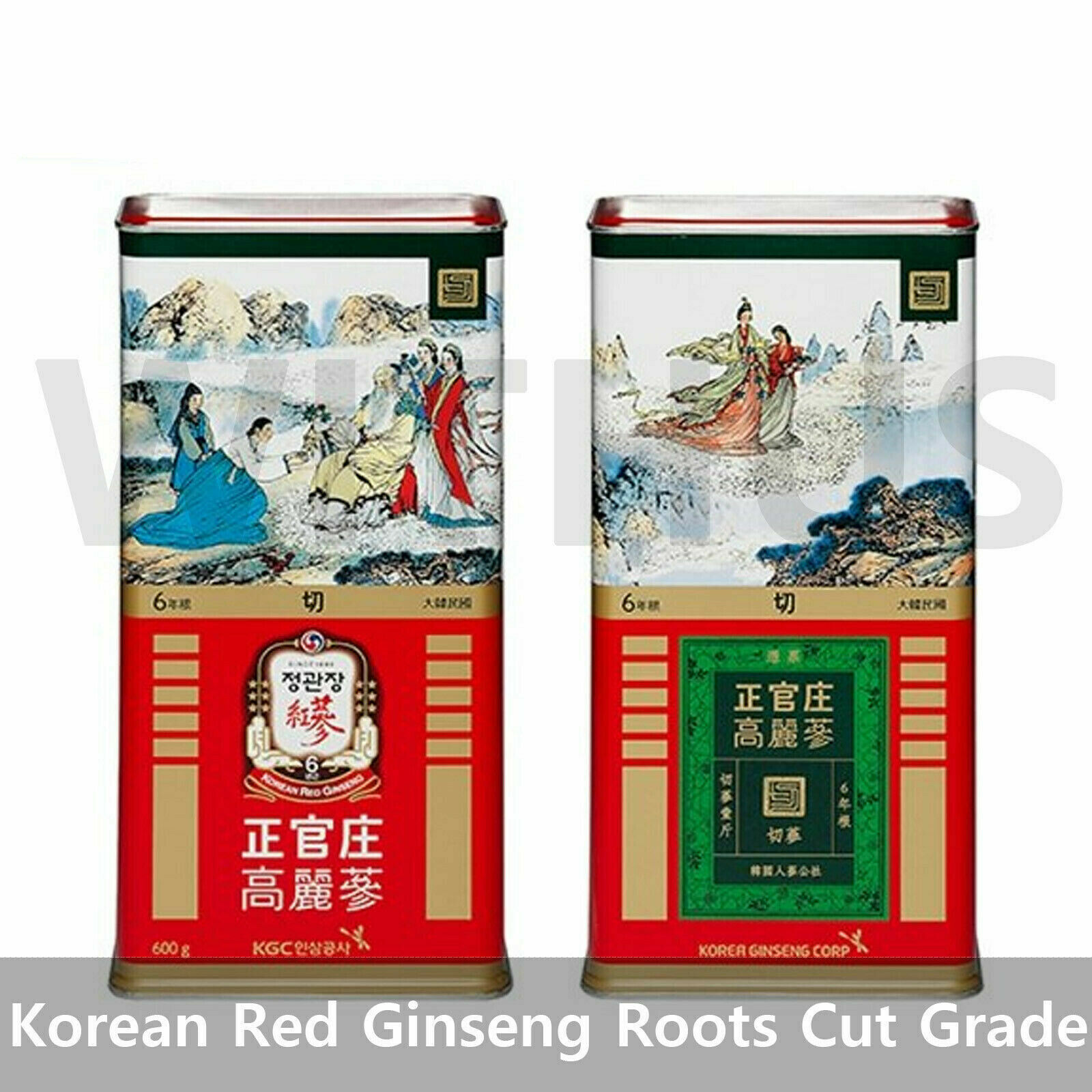 Cheong Kwan Jang Genuine Korean Red Ginseng Roots Cut Grade 600g
