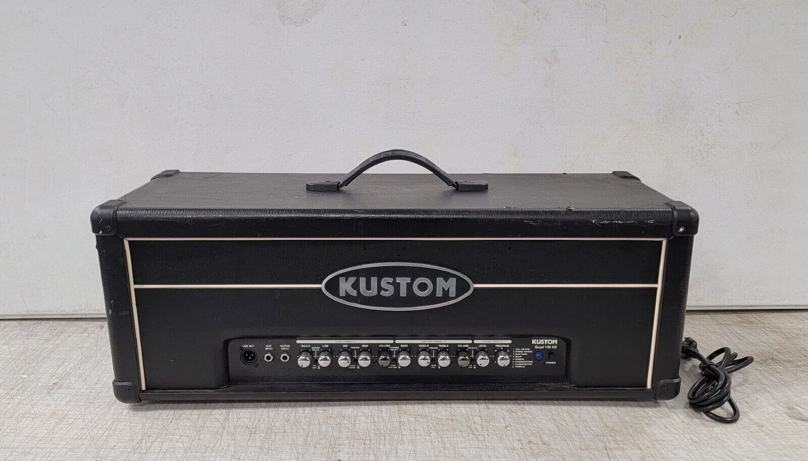 Kustom Quad 100 HD Lead Guitar Amplifier Amp Head Local Pickup Only a-x