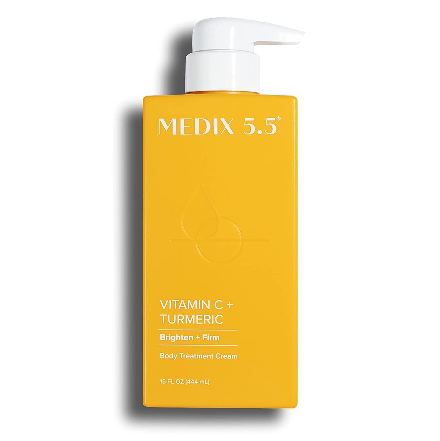 Medix 5.5 Vitamin C Lotion Cream W/turmeric for Face & Body. Anti-aging Firming
