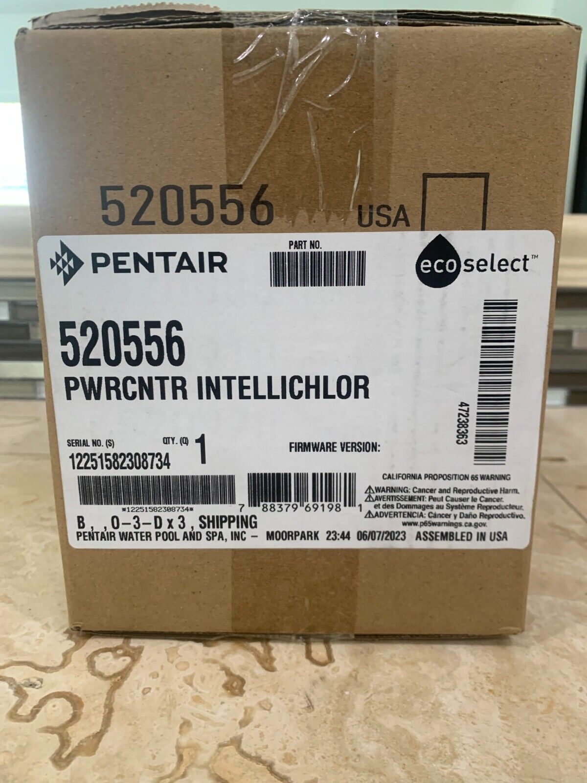 Pentair 520556 IntelliChlor SCG Power Center For Salt Chlorine Generator System