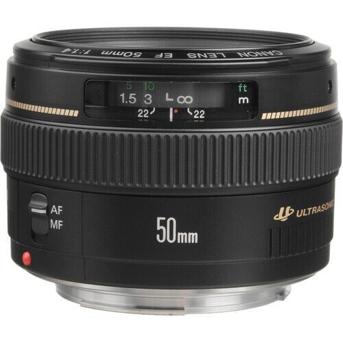 (Open Box) Canon 50mm F/1.4 USM Fast Prime Lens (2515A003)
