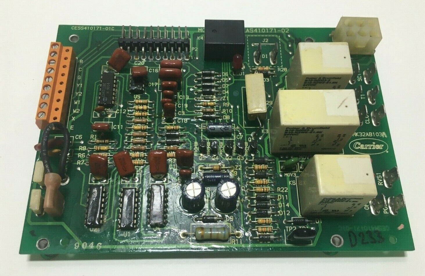 Carrier HK32AB103A Heat Pump Defrost Control Circuit Board CEAS410171-02 #D233