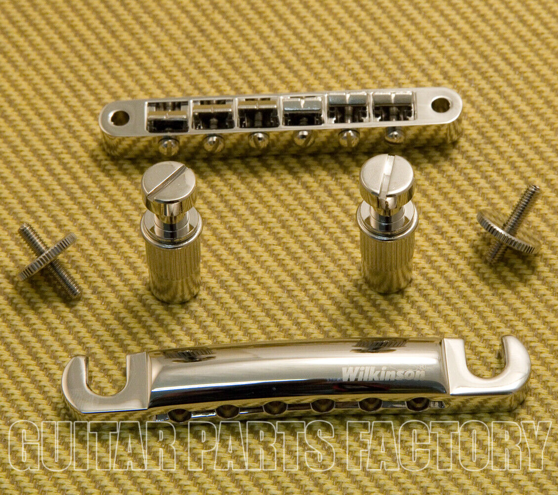 Wilk-Combo-N Wilkinson Tune-O-Matic Guitar Bridge And Tailpiece Combo Set