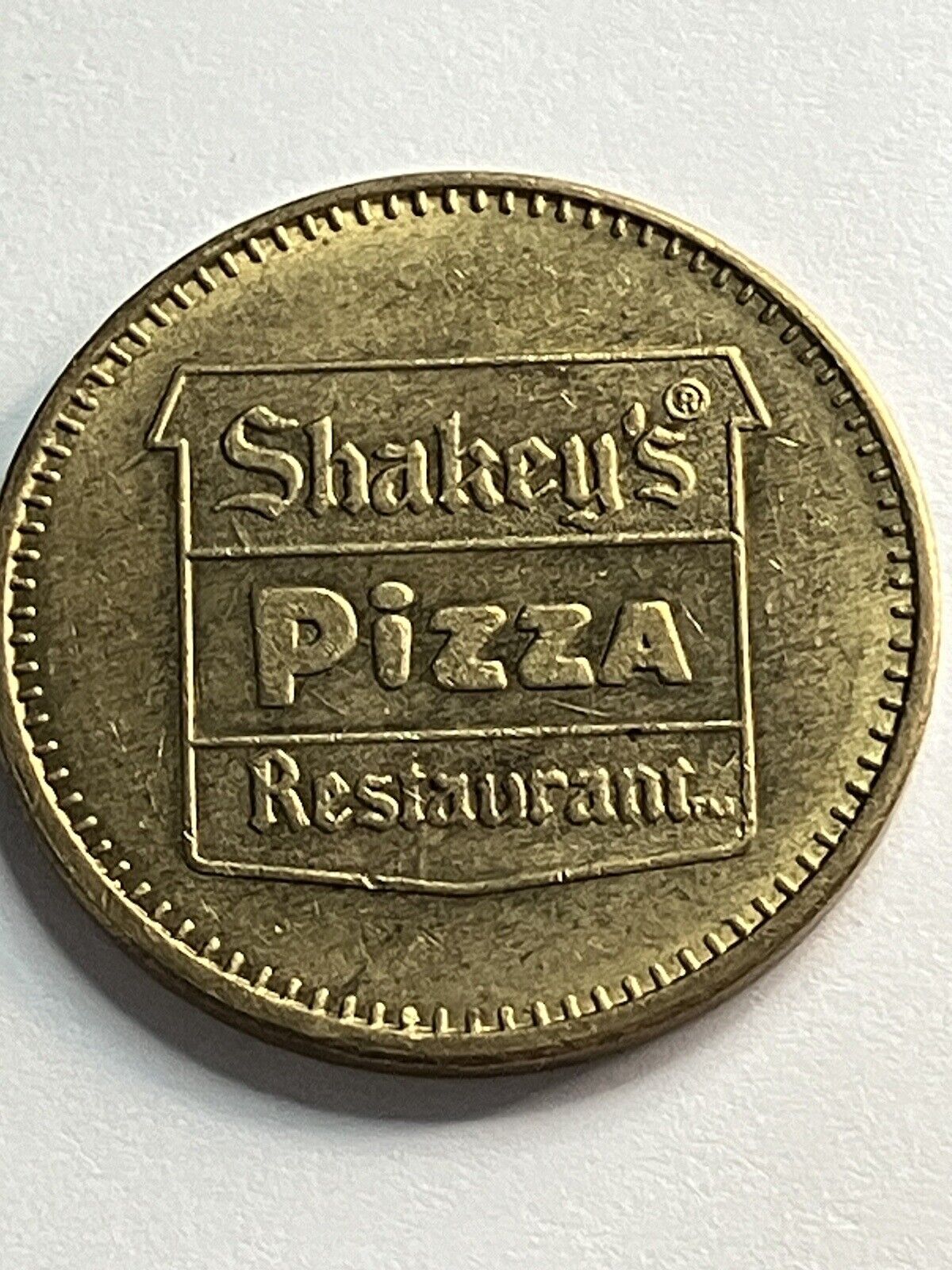 Vintage Shakey’s Pizza San Angelo Texas Arcade Token Defunct #sw1