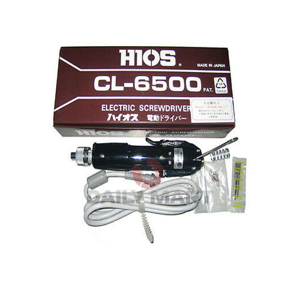 New In Box HIOS Electric CL-6500 CL6500 Screw Driver
